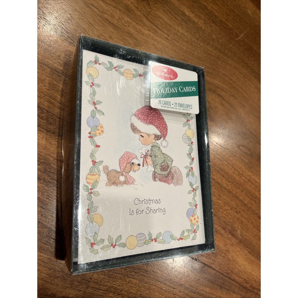 Vintage Christmas‎ Cards 1995 Precious Moments
